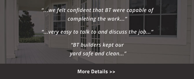 BT Builders Qld | Central Queensland Construction Testimonials